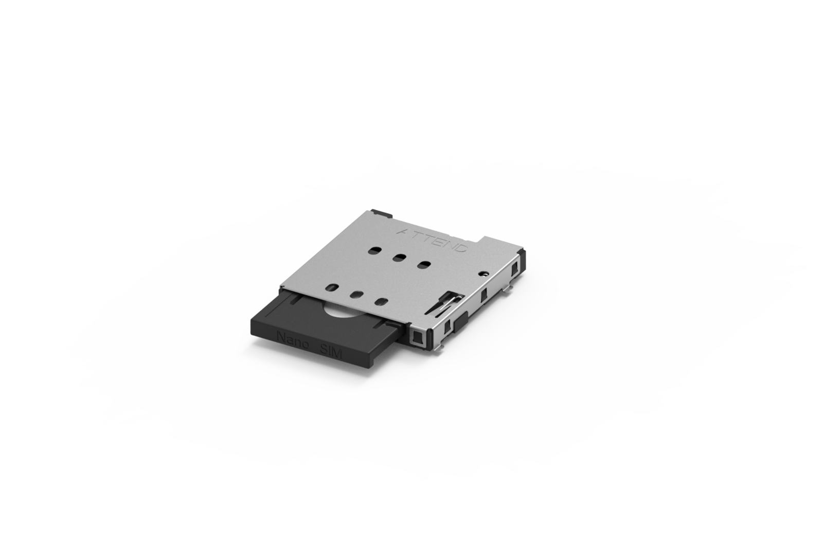 Nano sim card socket Tray Push-Push Type