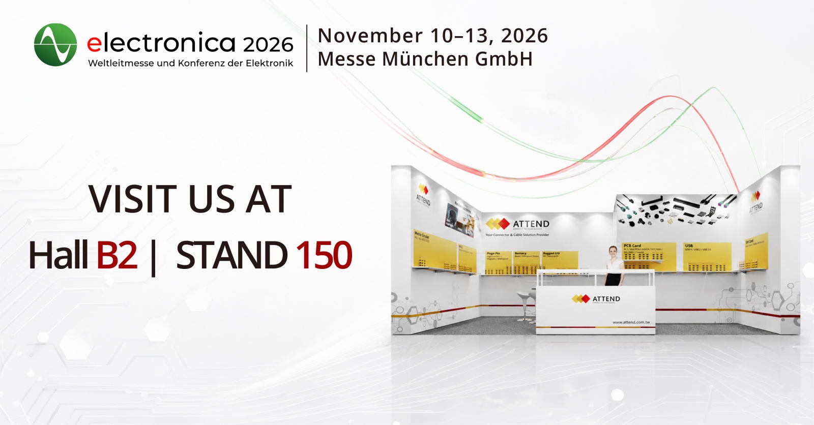 Meet ATTEND at electronica 2026