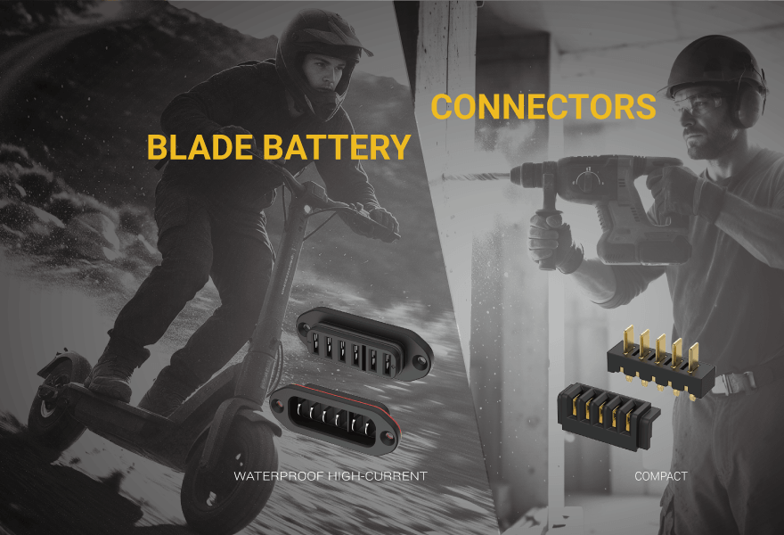 ATTEND Blade Battery Connector Series – Compact 7A and IP67 Waterproof 30A Battery Connectors