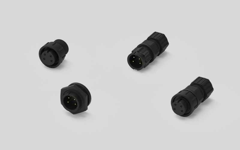 Waterproof 全塑膠圓形連接器