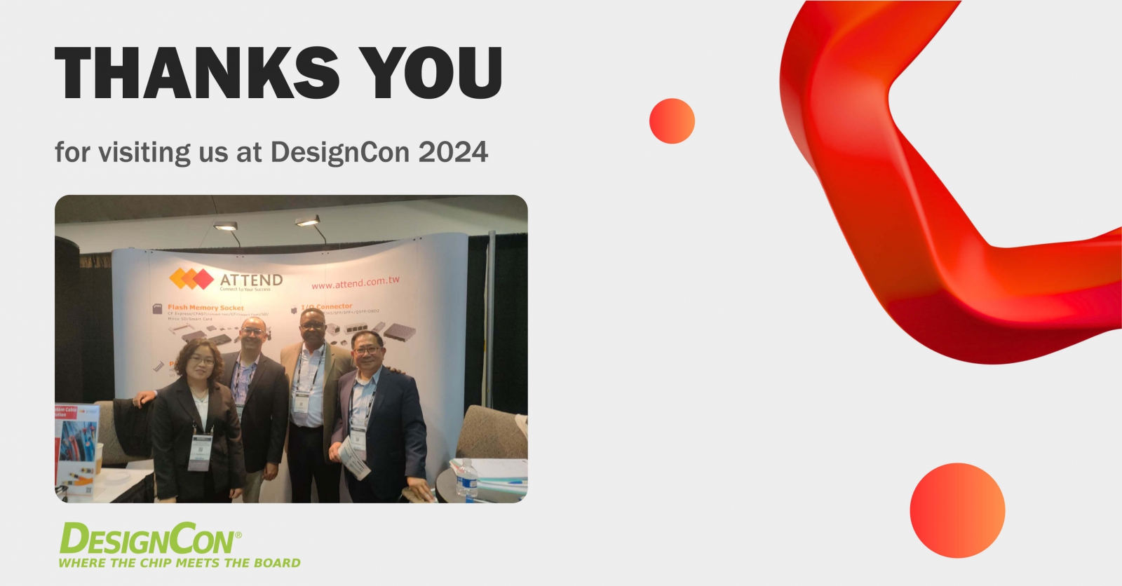 Thank you for visiting us at DesignCon 2024
