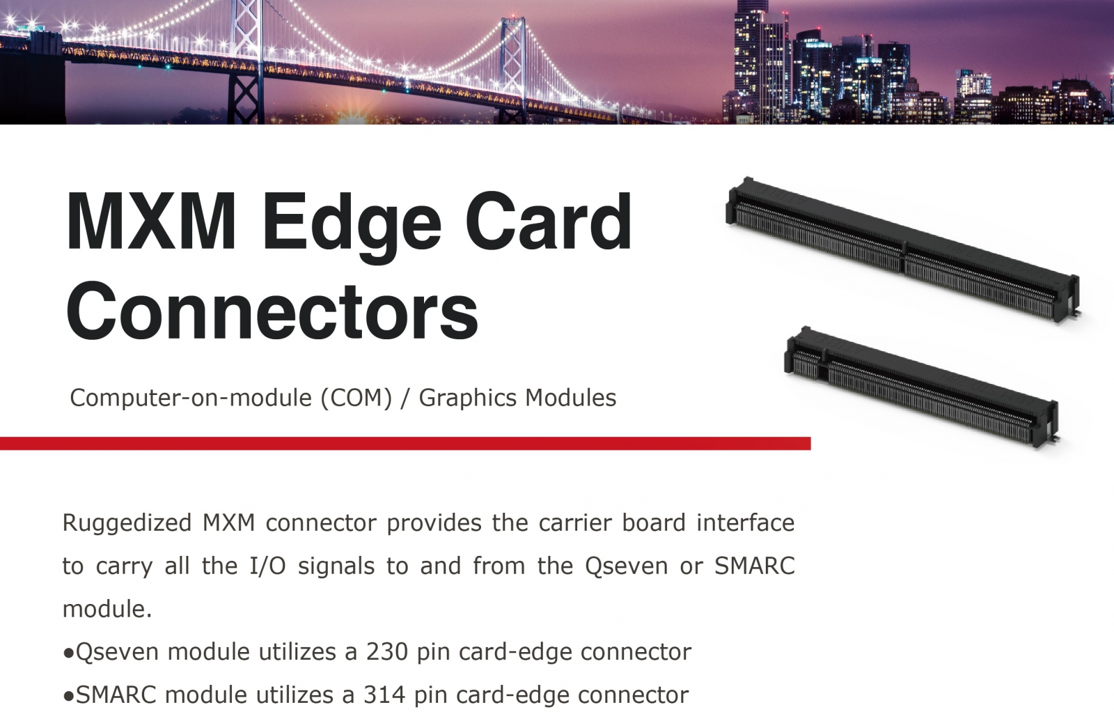 MXM Edge Card Connector: Versatile Solutions