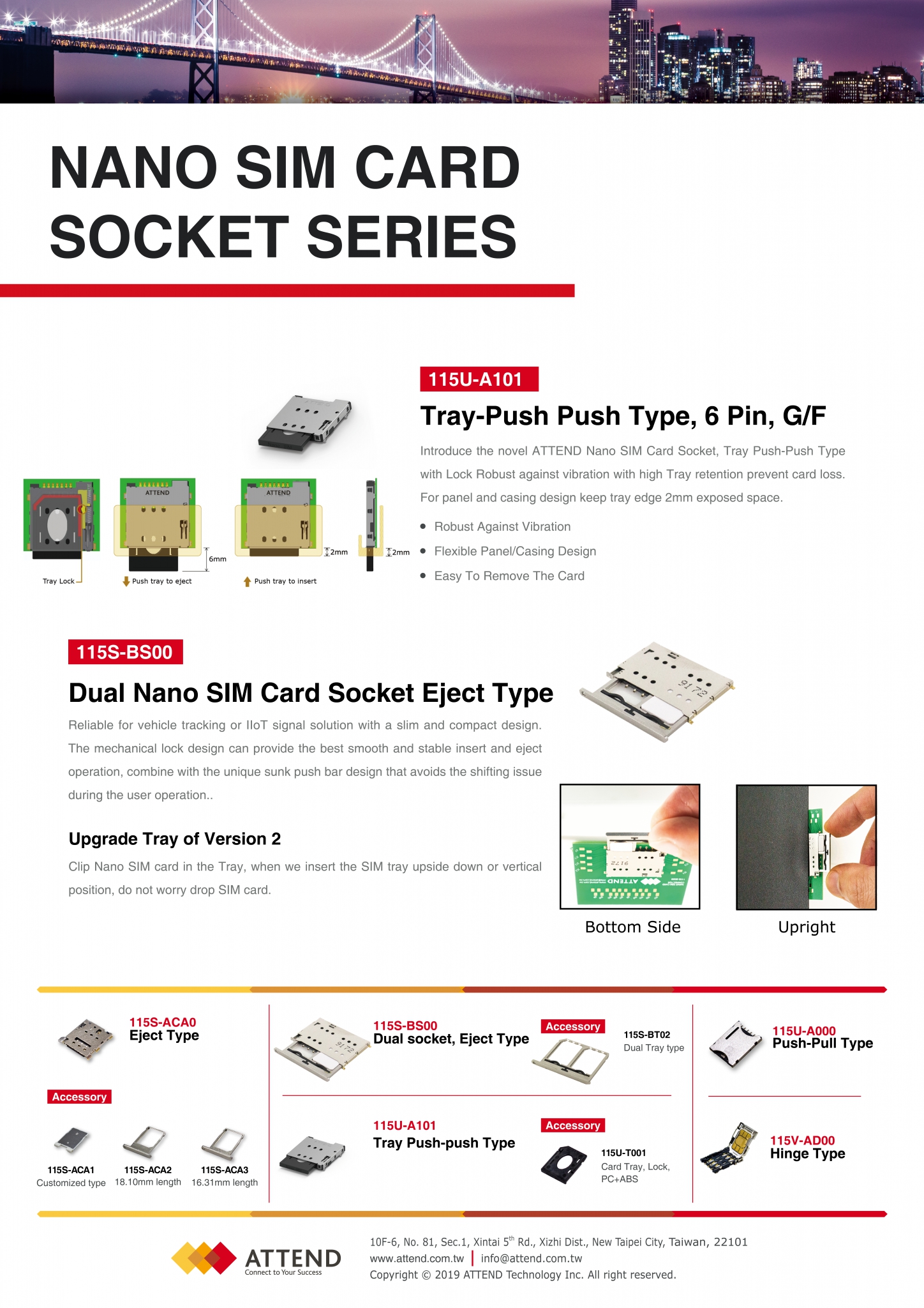 Nano SIM Card Socket | Clip Nano SIM card in the Tray