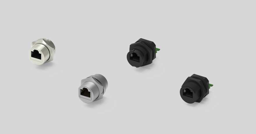 Waterproof-RJ45-Jack-Connectors