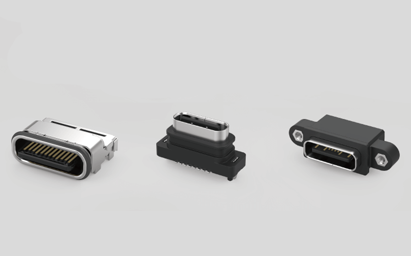 防水 USB Type-C 連接器