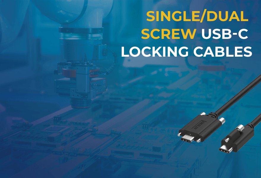 Rugged USB Type-C Locking Cables