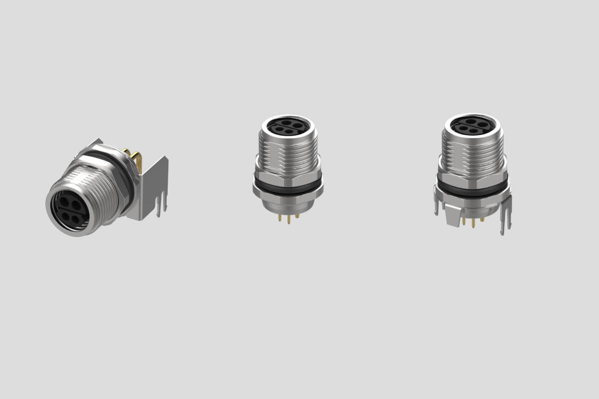 229B-04FS04 M8 4 Pin Hybrid SPE Connector Features