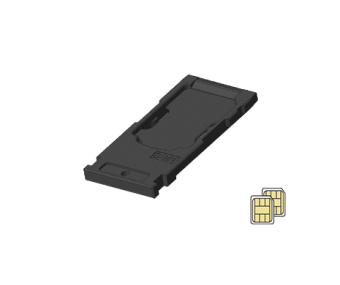 115U-T005 Card Tray for Dual Nano SIM, L=23.6