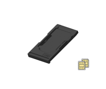 115U-T003 Card Tray for Dual Nano SIM, L=19.6