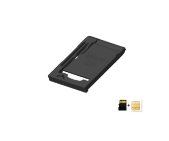 115U-T010 Card Tray for Micro SIM+Micro SD, L=19.6
