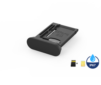 115U-T019 Card Tray for Nano SIM+Micro SD, IP67, L=22.1