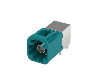230A-PXX00 Mini FAKRA Plug, R/A, A Type, Nose 3/6/9/12 O'clock