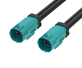 FR-1P1P-100Z01W Mini FAKRA Plug(2x2) Cable, Type A, L=100CM, IP67, Z