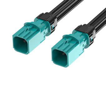 FR-1P1P-100Z02W Mini FAKRA B Plug 2x2, L=100CM, IP67, Z