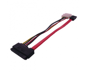 Custom Cable Solution SATA 22Pin to SATA 7Pin with Power 4P Cable