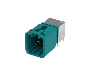 230D-PXX01 Mini FAKRA Plug, R/A, 2x2, B Type, Nose 12/6 O'clock
