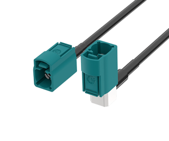 FR-1J1J-100X02 FAKRA Jack to Jack R/A Cable, L=100 CM