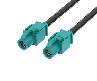 HSD-1J1J-100Z01 HSD Jack to Jack Cable, 1x1, Straight, L=100 CM