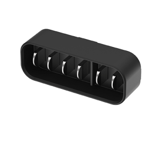 304B-6406PN1 Blade Battery Conn., Male DIP Vertical, 6P, IP67, 30A